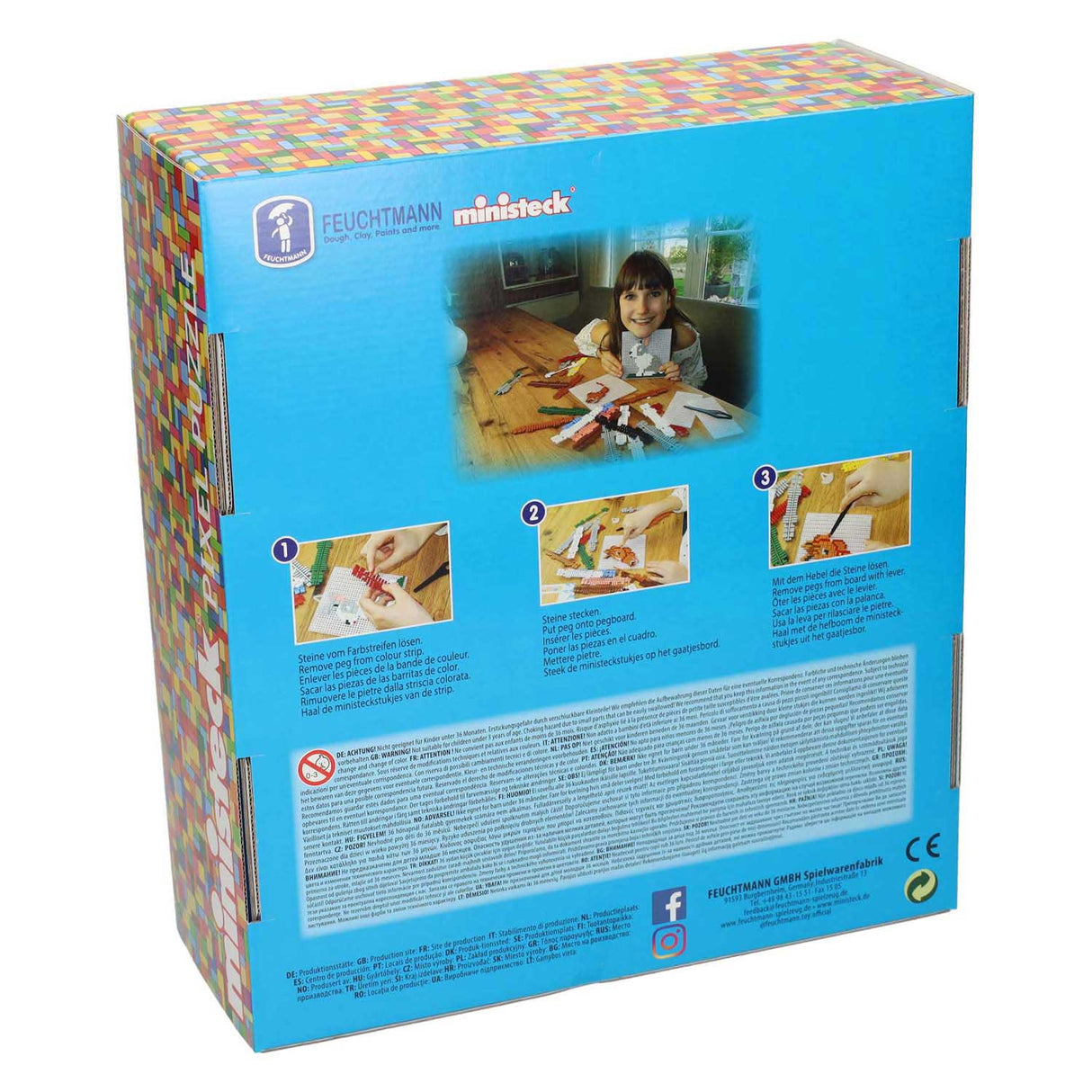 Ministeck familieset mega fun - xxl box, 4000st.