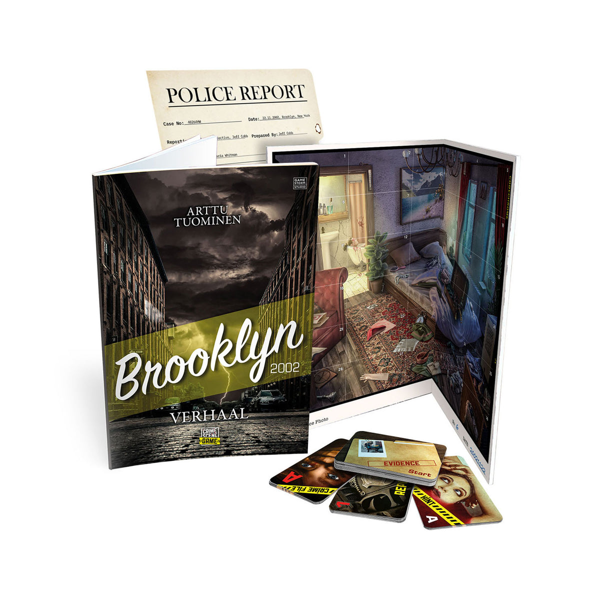 Taktesch Verbriecher Szen Brooklyn Nl Bord Spill