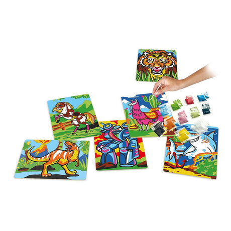 Selecta zandkunst knutselen mega pack (66 zakjes knutselzand)
