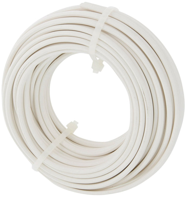 Q-link luidsprekersnoer 2 x 1,5 mm² - lengte 10 m - kleur wit - kunststof mantel - 2 aders - zichtbare ce-markering - geschikt voor aansluiten van luidsprekers op versterker of installatie
