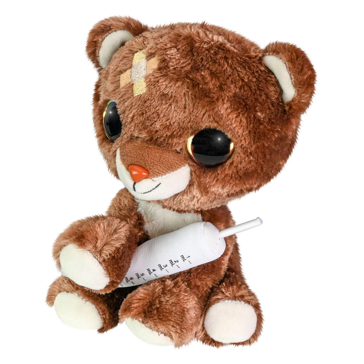 LUMO Stars Hug Get With - Brown Bear with Spray, 15 cm