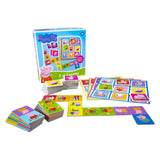 Tactic peppa pig 3-in-1 spellenverzameling – kaartspel – lotto – domino – memo – kinderspel vanaf 4 jaar