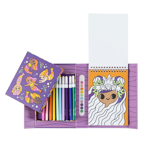 Tiger tribe meeneem colour by numbers mermaids +4 jaar*