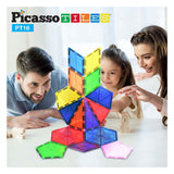 Picasso tiles tactic - constructiespeelgoed - magnetic tiles - magnetische tegels - geometry set - stem speelgoed - creatief bouwspeelgoed - 16-delig - vanaf 3 jaar