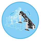 Kosmos flip monster – experimenteerset – bouw je eigen springende monsterrobot – werkt met tandwielen, veermechaniek en katapultwerking – flip monster