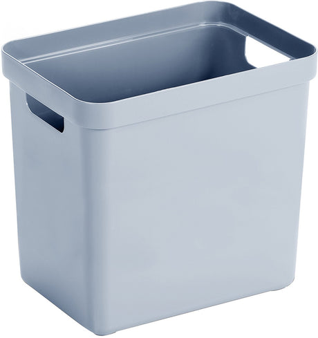 Sunware sigma home opbergbox 25l – 35x24,6x36,3 cm – blauw – bpa-vrij plastic, stapelbaar (deksel apart verkrijgbaar) – stijlvolle opbergmand voor kinderkamer woonkamer