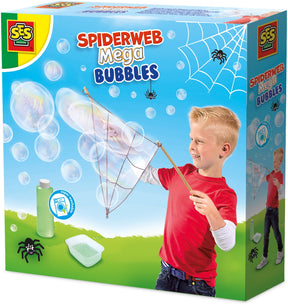 Ses creative ses - spinnenweb mega bubbles - sterk bellenblaassop - maak een spinnenweb van bellen in één keer