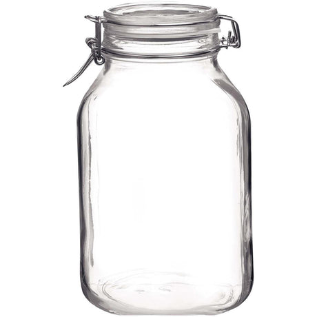 Rocco bormioli bormioli weckpot inmaakpot vierkant 1,5ltr fido pak a 6 st.