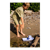 Dantoy pastel speelgoedboot 32 cm - duurzaam waterspeelgoed.