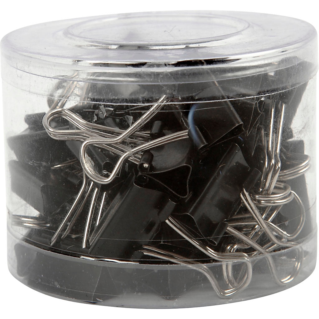 Creativ company http: www.cchobby.nl foldback-clips-b-19-mm-zwart-40-stuk-1-doos