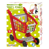 Den Ecoiffier 100% Chef Shopping Cart mat Epicerien