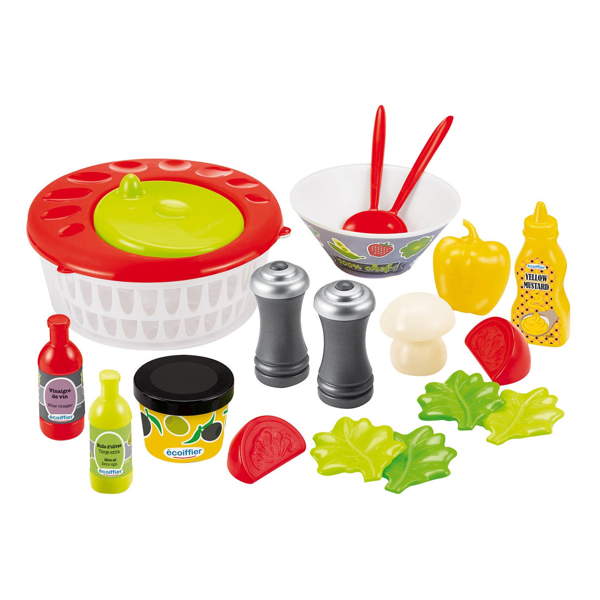 Ecoiffier 100% chef salade set