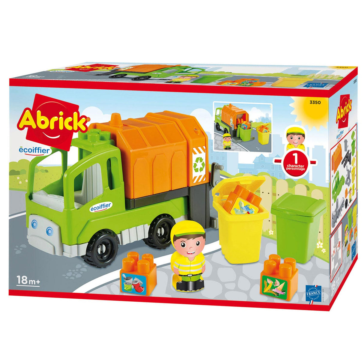 Abrick Garbage Truck con accessori