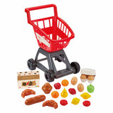 Ecoiffier 100% chef winkelwagen met boodschappen
