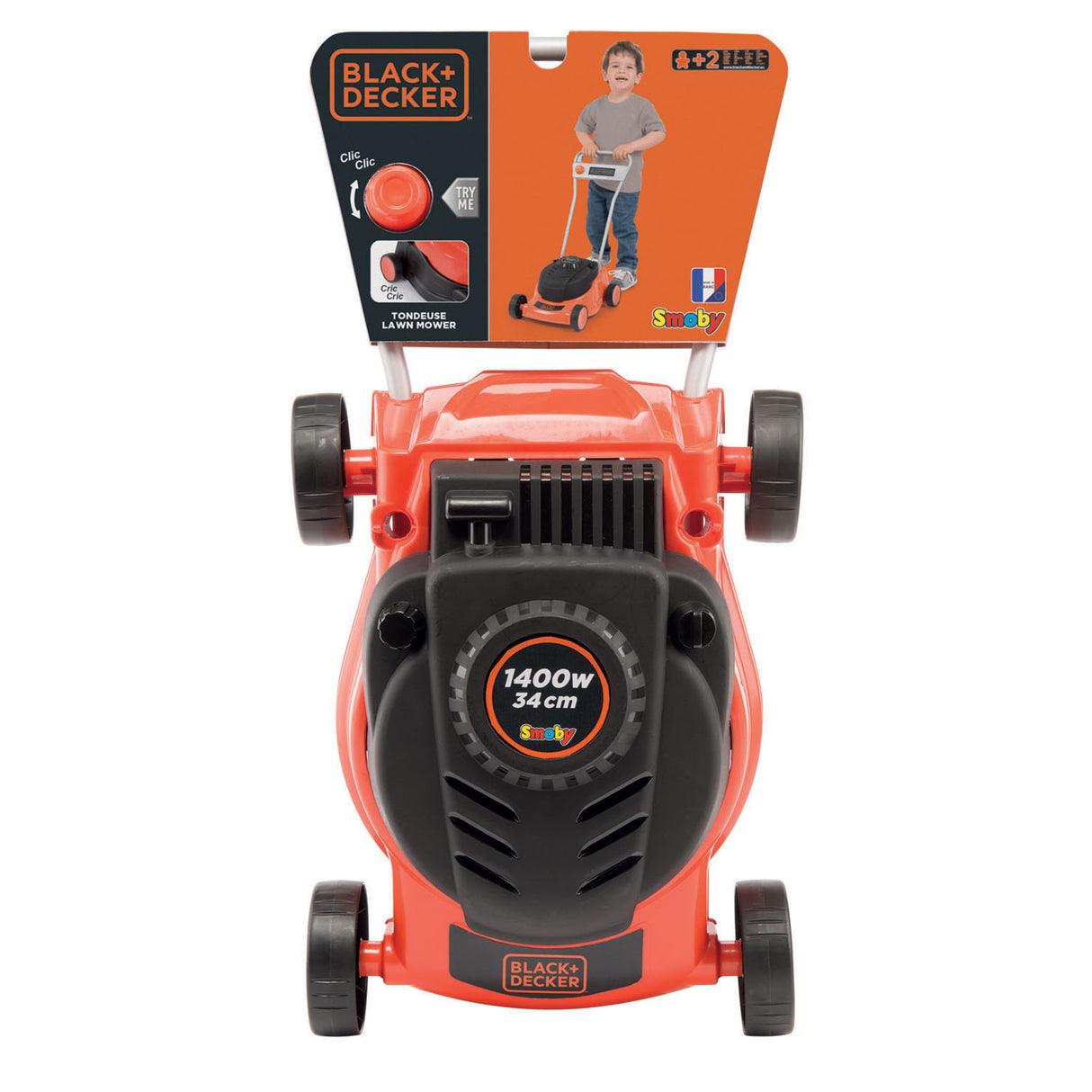 Smoby Black Decker gräsklippare