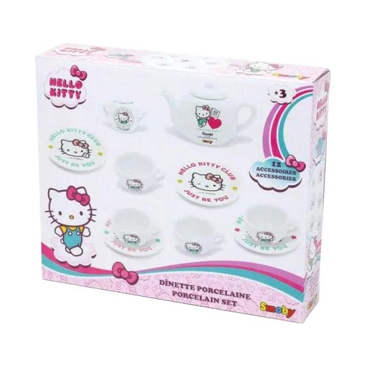 Smoby Hello Kitty Porcelain Tea Set 12dlg.