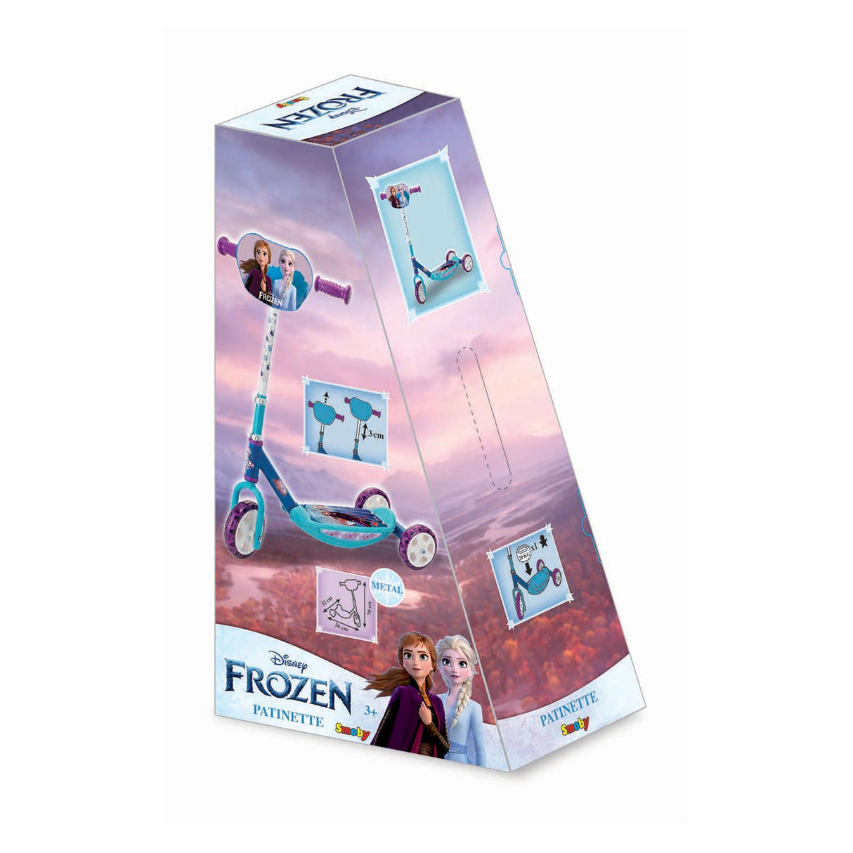 Smoby Smoby Frozen 3-hjulsteg