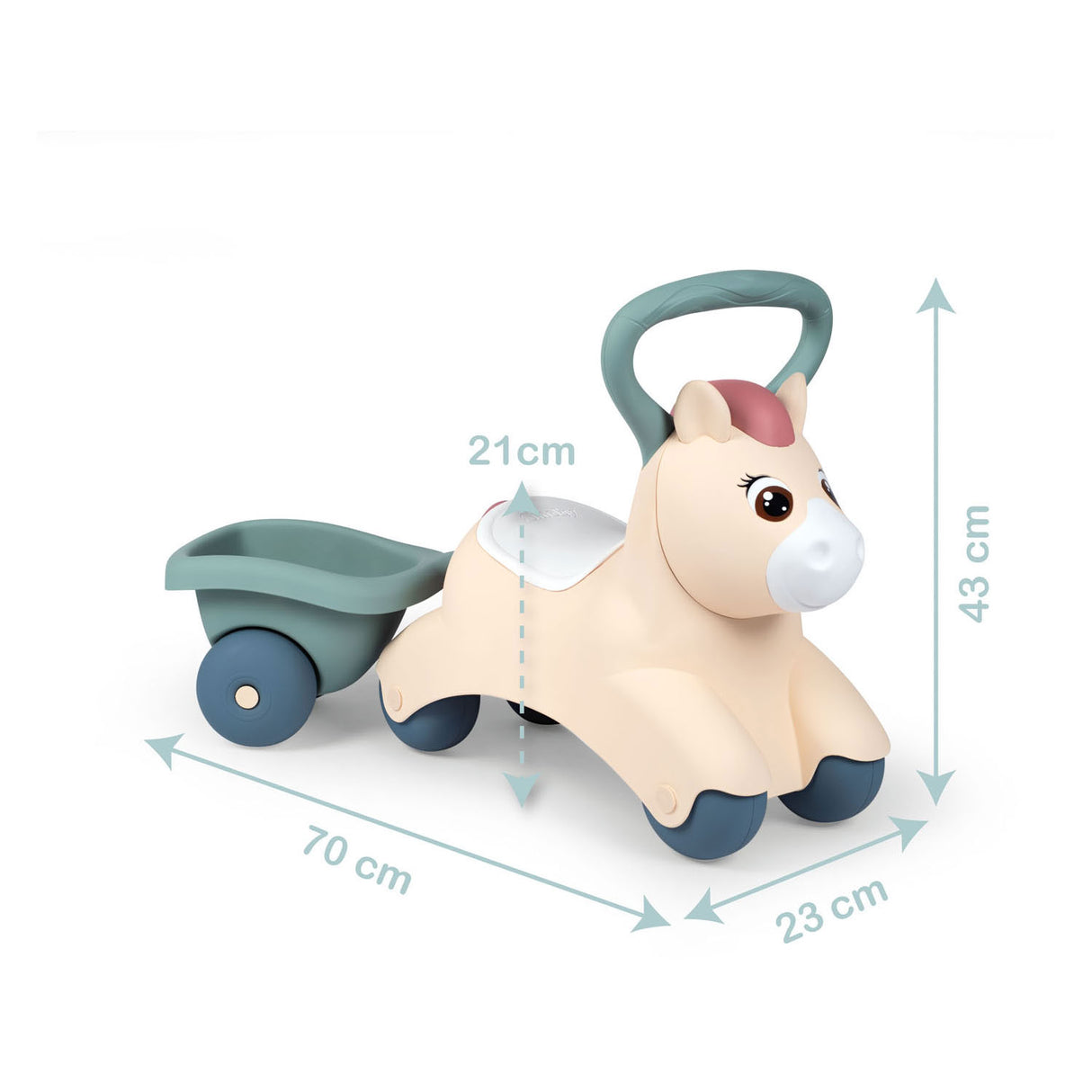 Smoby Little Baby Pony caminando