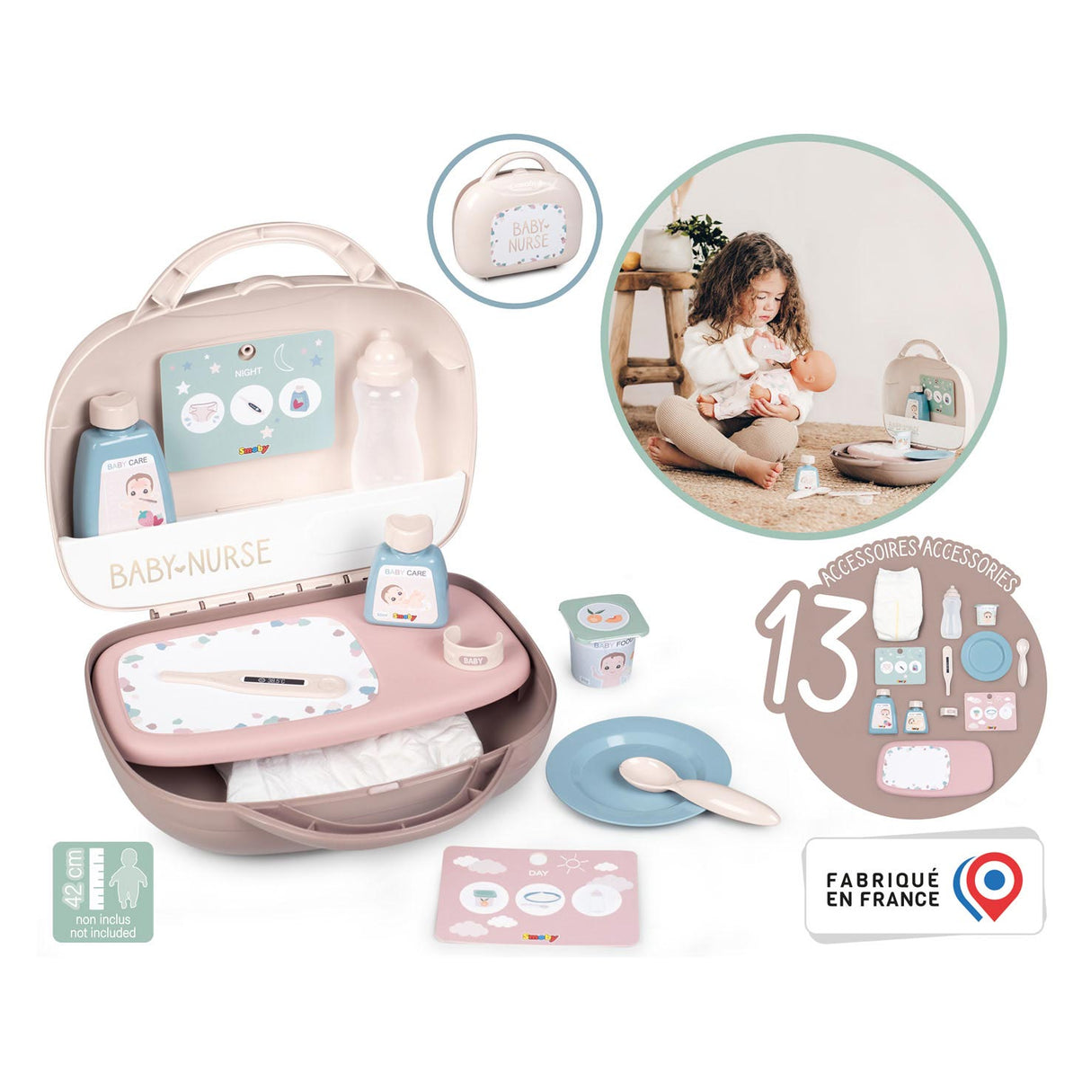 Smoby Baby Nurse Care Set 8dlg.