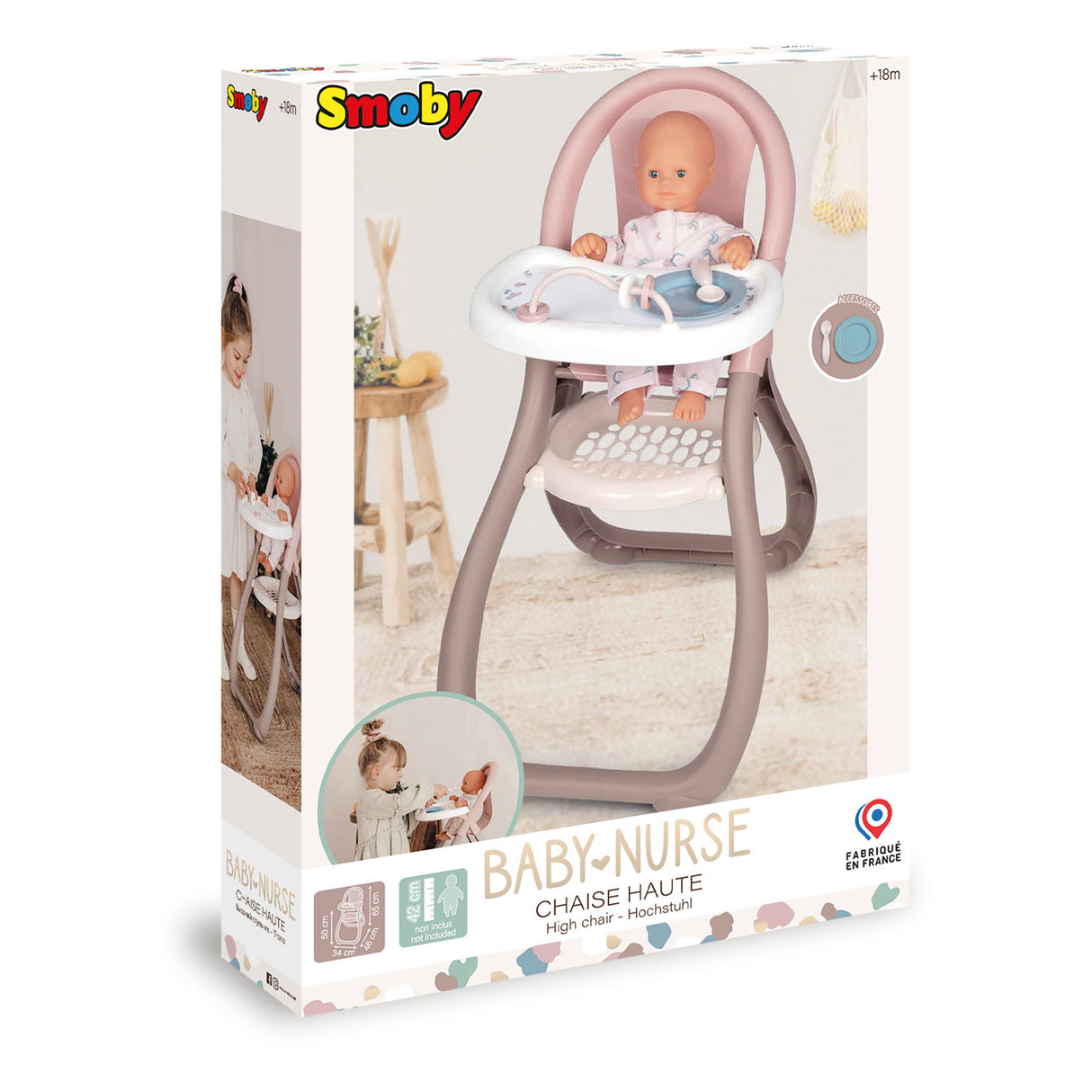 Smoby - Silla de bebé de Nurse Nurse