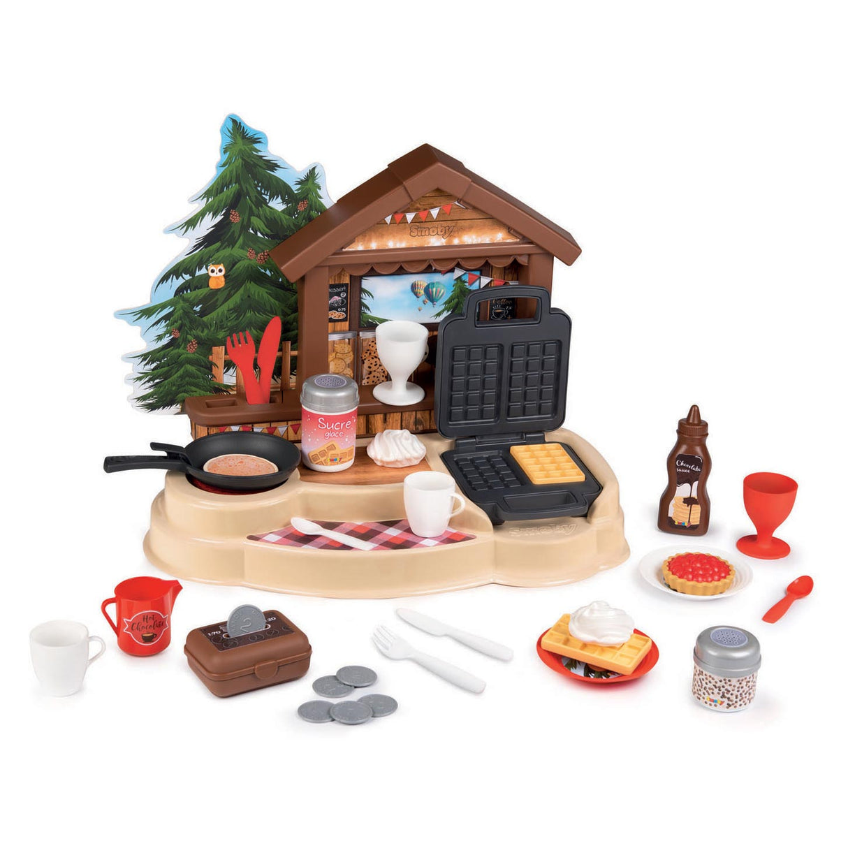 Smoby Winter Chalet med tilbehør 30dlg.