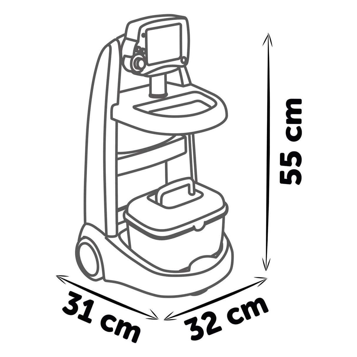 Smoby Electronic Doctor's Trolley