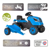 Smoby Farmer XL STASTRATTOR con trailer blu