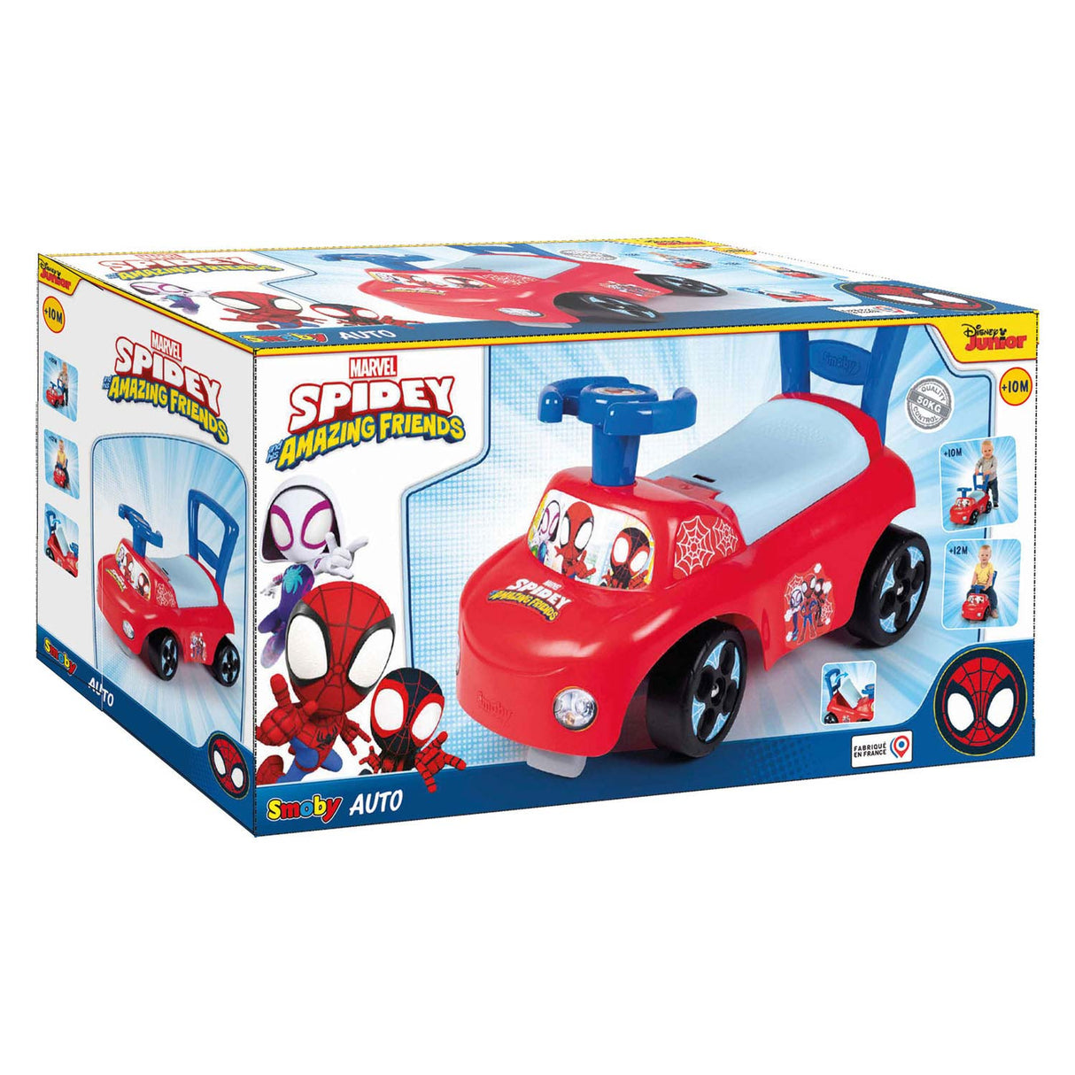 Smoby Smoby Spidey Amazing Friends walking car