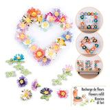 Merkloos sans marque smoby crea bloemen maken decoratie navulling, 98dlg.