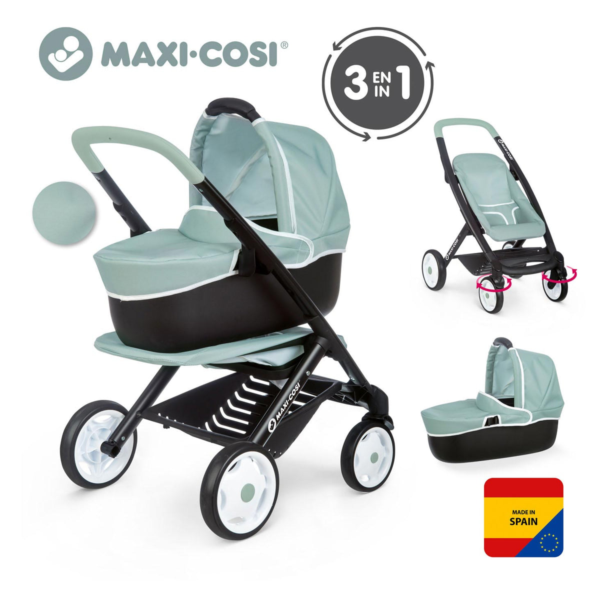 Smoby Maxi-Cosi Doll Proper Sage 3in1