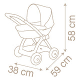 Poppenwagen per bambini smussati