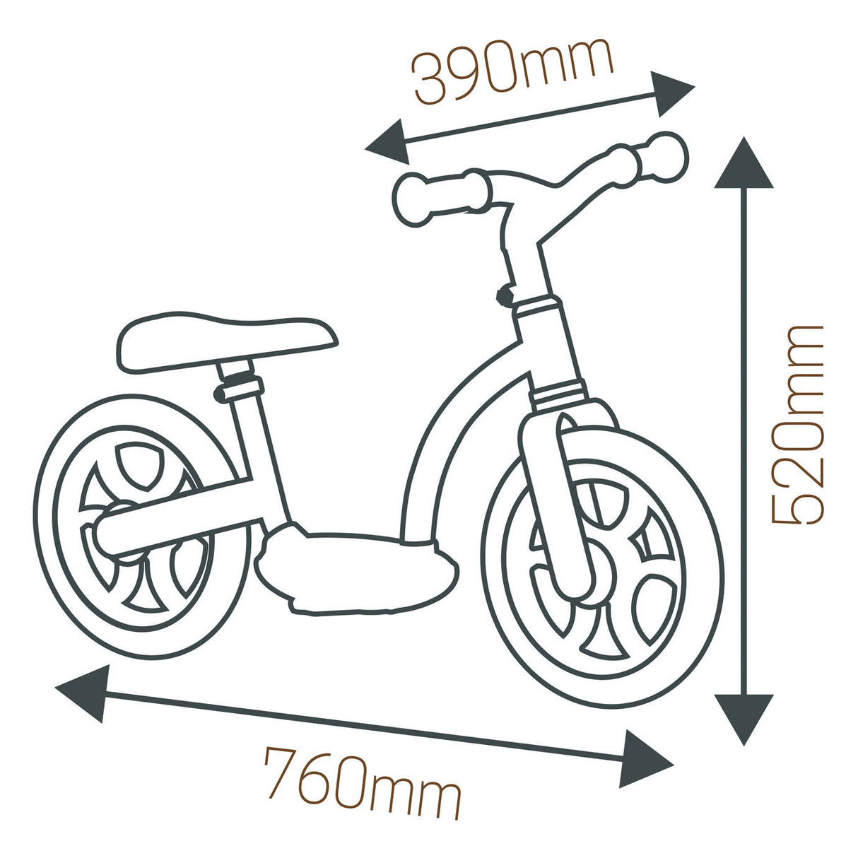 Smoby Balance Bike Comfort Breedfiets