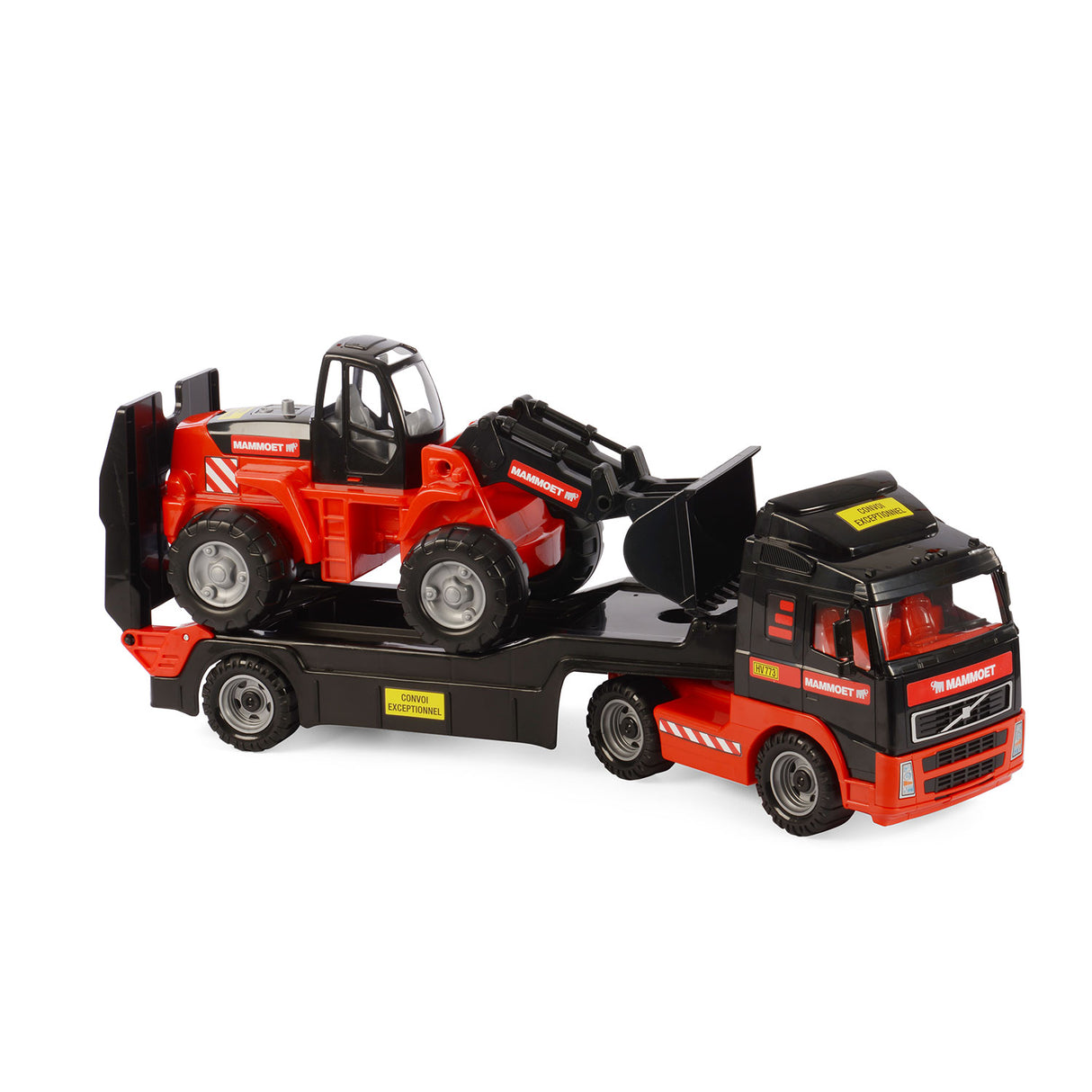 Mammoet Toys Cavallino Mammoet Truck avec remorque et excavatrice