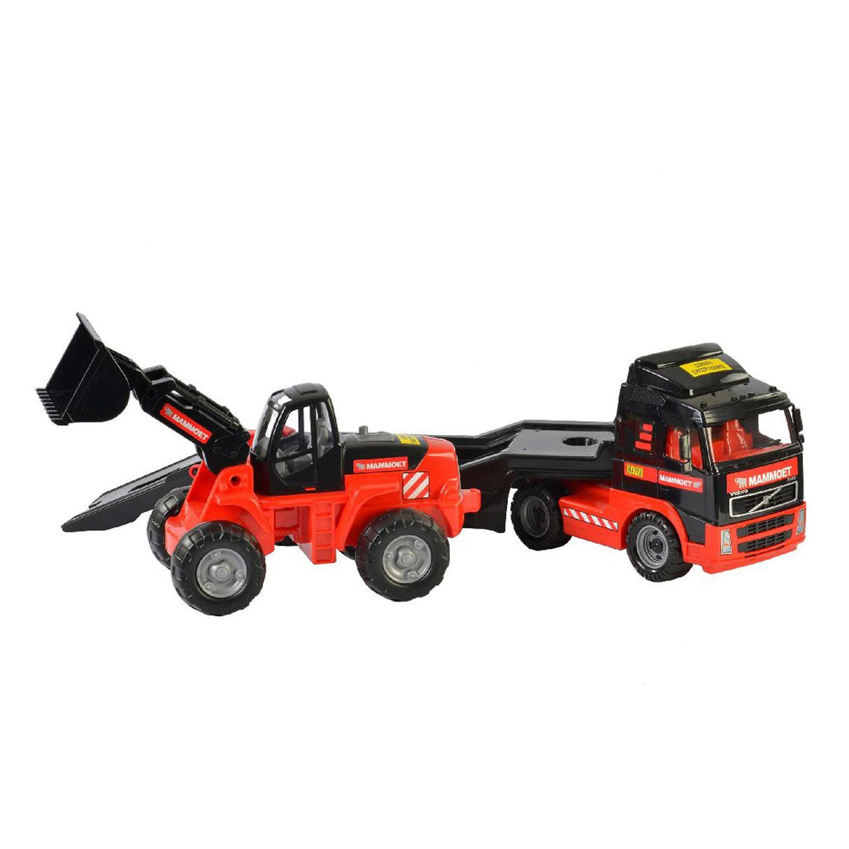 Mammoet Toys Cavallino Mammoet Truck avec remorque et excavatrice