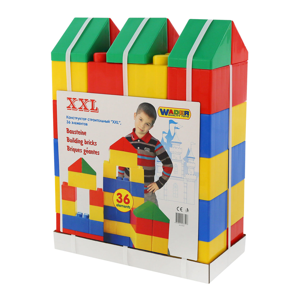 Cavallino Toys Cavallino Building blocks XXL, 36dlg.