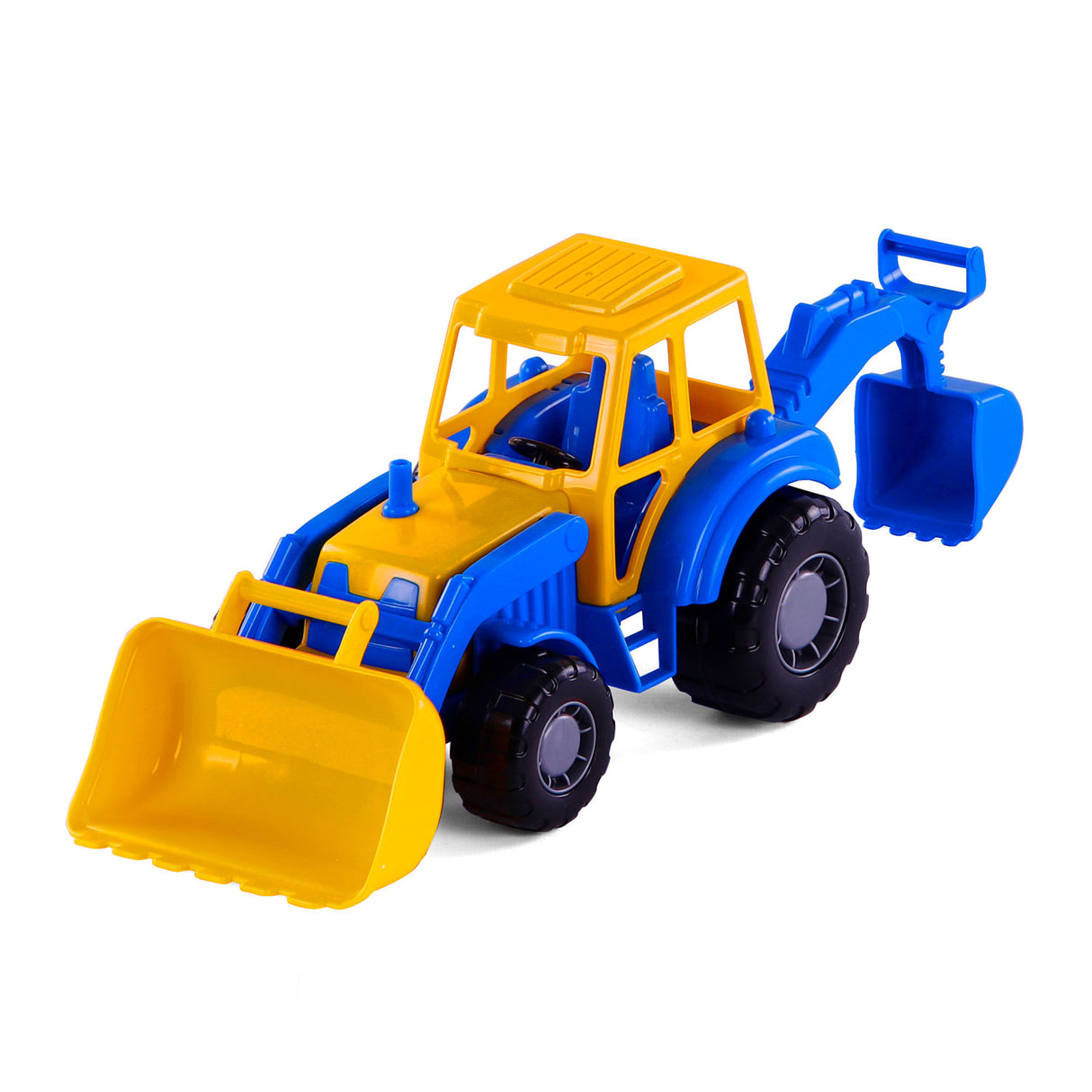 Cavallino Toys Cavallino Traktor mit Frontlader Blau