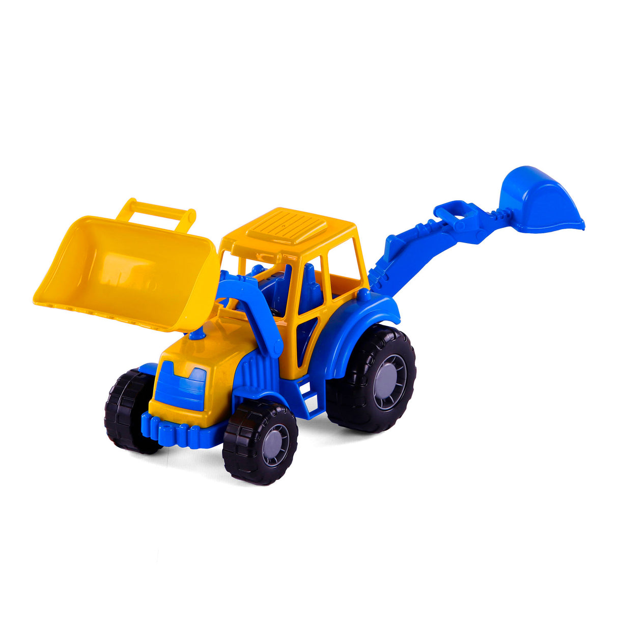 Cavallino Toys Cavallino Tractor con caricatore anteriore blu