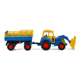 Cavallino Toys Cavallino Tractor with front loader and supporter Blue