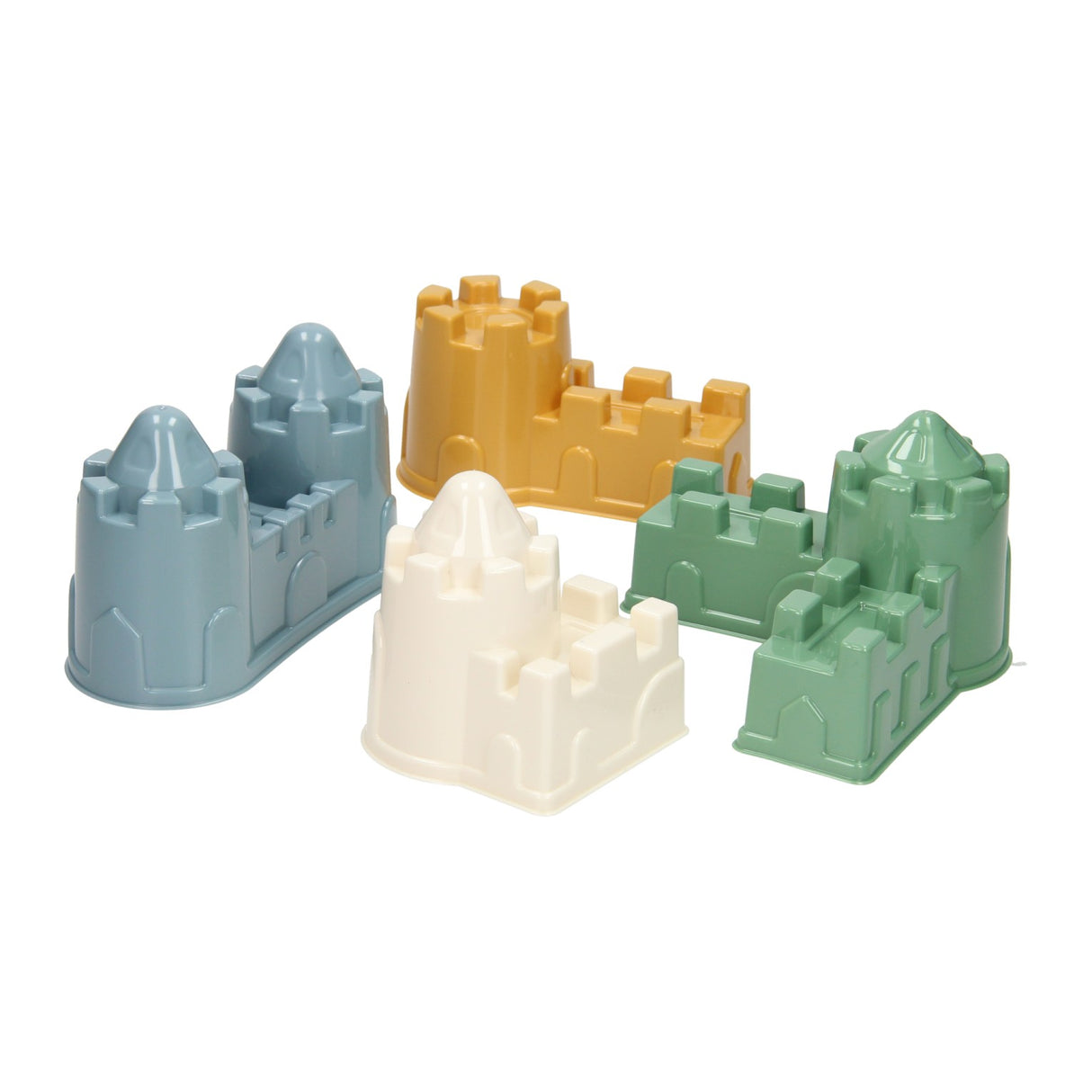 Cavallino Toys Cavallino Castle Shapes Colors pastel, 4st.