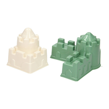 Cavallino kasteel zandvormen pastelkleuren, 4st.