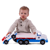 Cavallino toys cavallino xl torpedo vrachtwagen met jeep, 46,6cm