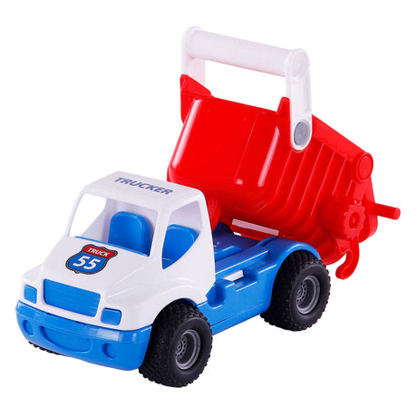 Cavallino toys cavallino grip kiepvrachtwagen met rubberbanden, 26cm