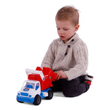 Cavallino toys cavallino grip vuilniswagen met rubberbanden, 29cm