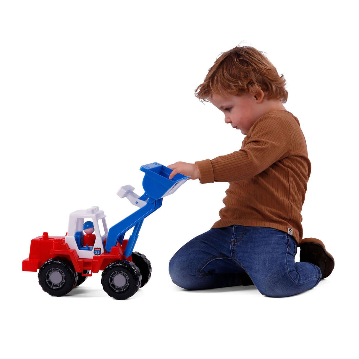 Cavallino Toys Cavallino gravemaskin med lekfigur