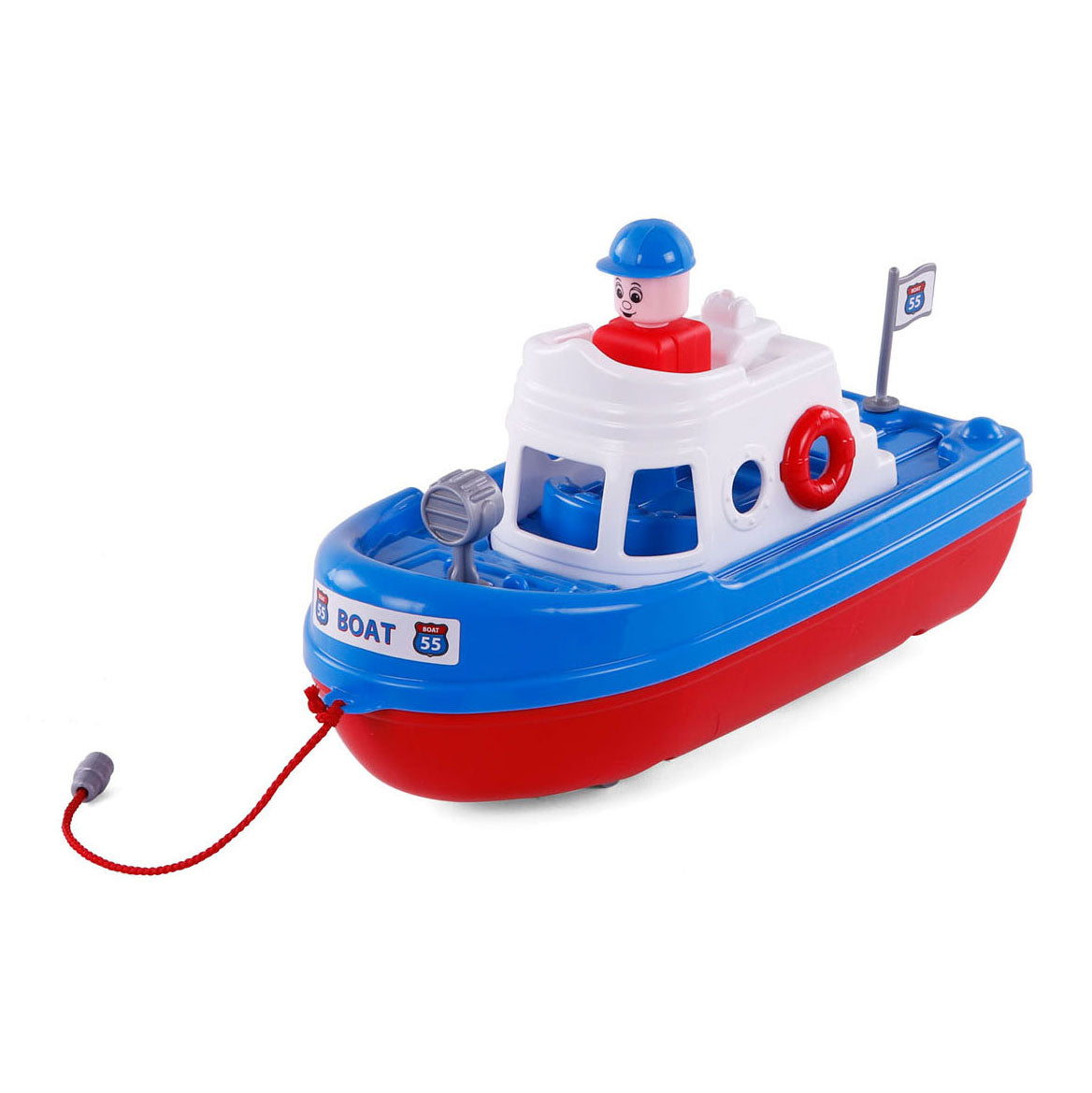 Cavallino toys cavallino boot met speelfiguur