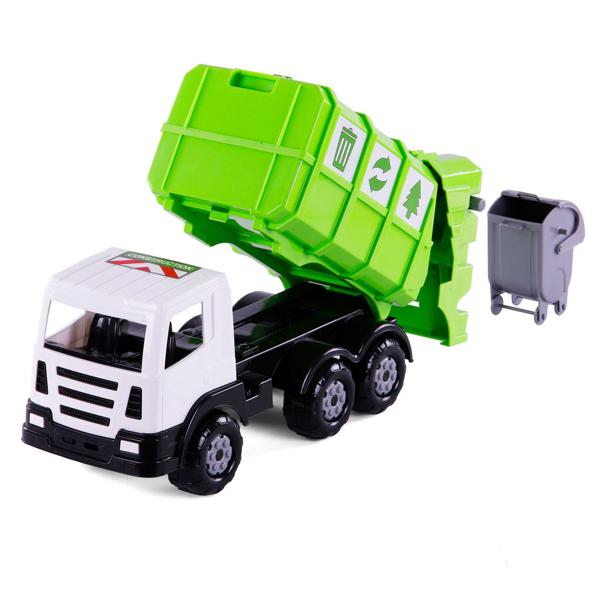 Cavallino Toys Cavallino XL garbage truck Green, 42cm