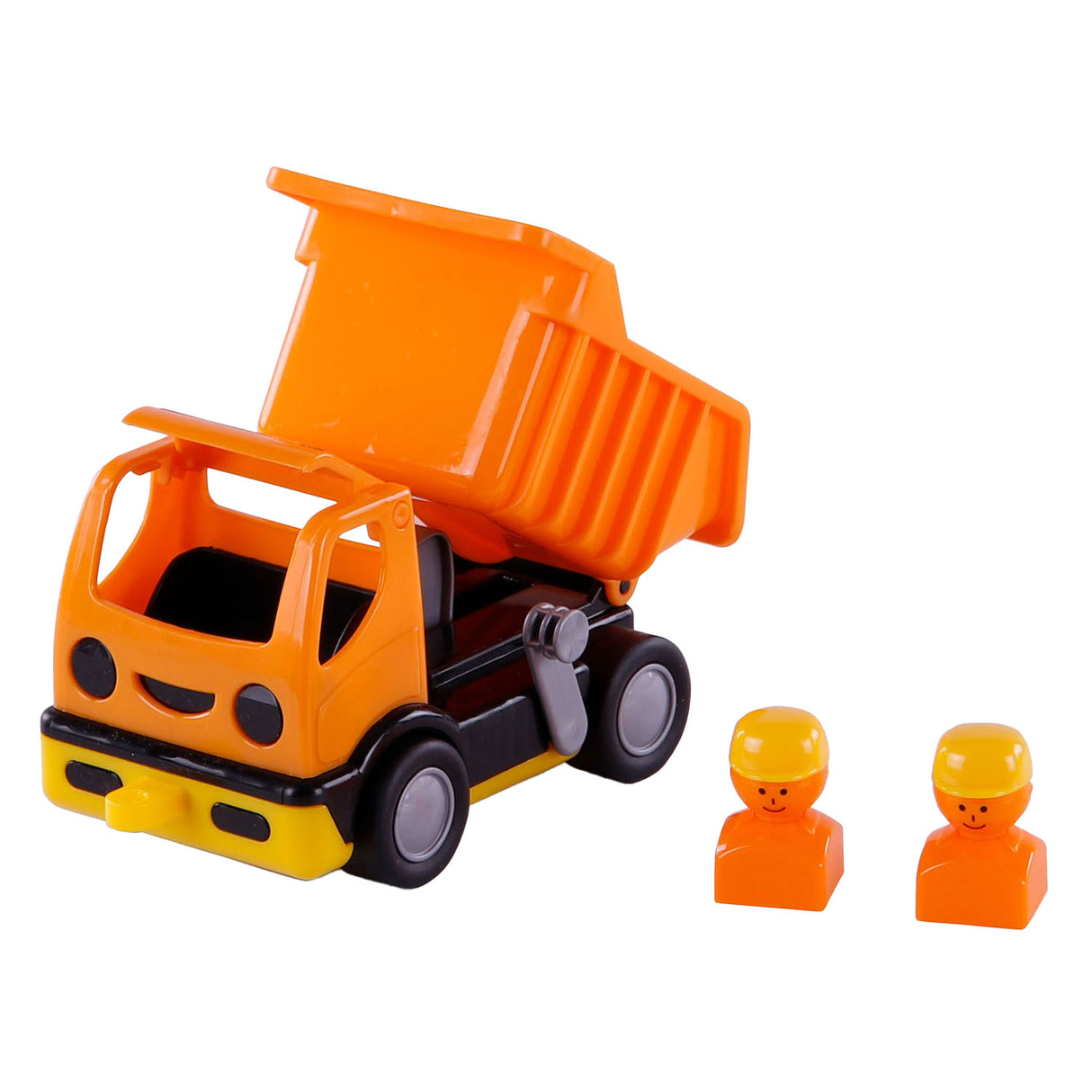 Cavallino toys cavallino mijn eerste kiepvrachtwagen oranje, 19cm