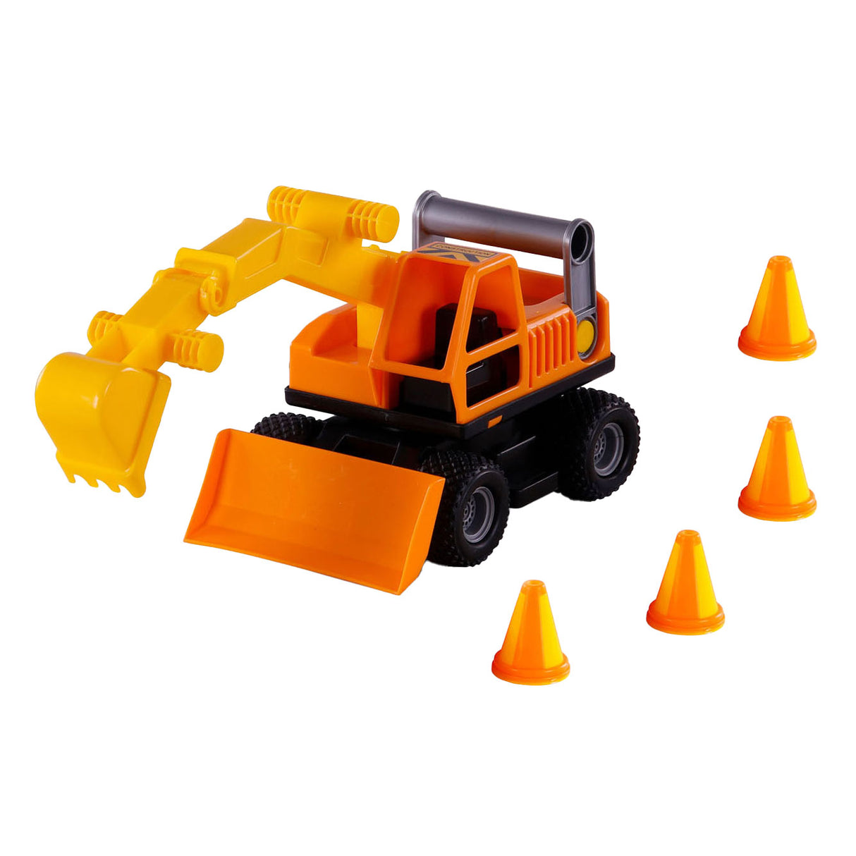 Cavallino Toys Excavator Grip z gumijastimi pnevmatikami, 29 cm