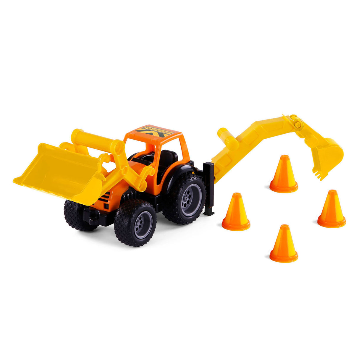 Cavallino Toys Cavallino Grip Excrator Tractor z gumijastimi pnevmatikami, 38,5 cm