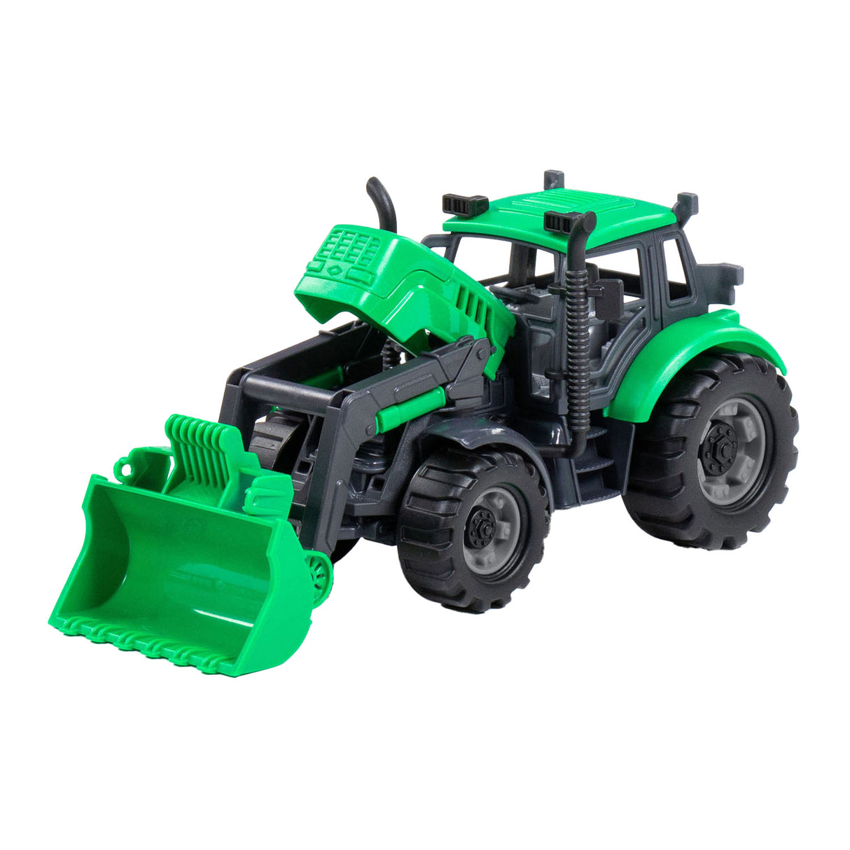 Cavallino Toys Cavallino Traktor mit Schaufelgrün, Skala 1:32